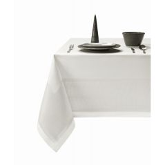 Kremowy Obrus Paula 140x200 Luksusowy i Elegancki