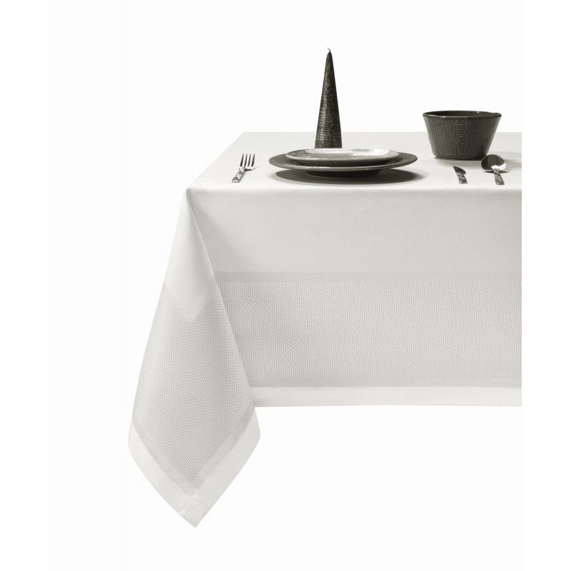 Kremowy Obrus Paula 140x300 Luksusowy i Elegancki