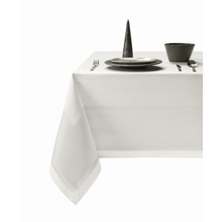 Kremowy Obrus Paula 140x300 Luksusowy i Elegancki