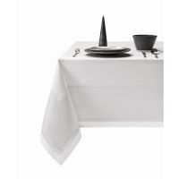 Biały Obrus Paula 140 x 350 Luksusowy i Elegancki