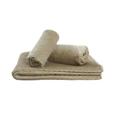 Narzuta Velvet 160x210+2x70x170 Na Sofę i Fotele J. Brąz