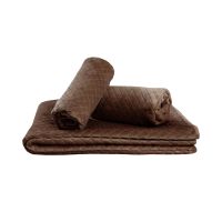 Narzuta Velvet 160x210+2x70x160 Na Sofę i Fotele Czekoladowa
