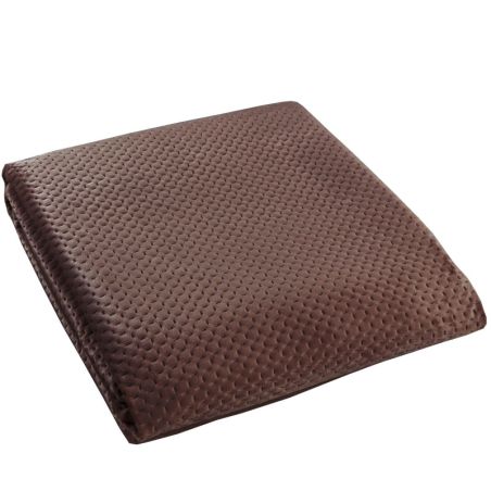 Narzuta Premium 200 x 220 Na Łóżko Ciemno Brązowa