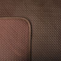 Narzuta Premium 200 x 220 Na Łóżko Ciemno Brązowa