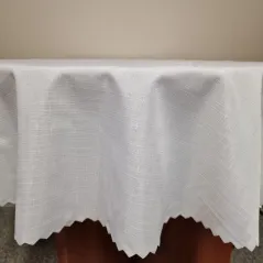 Obrus Plamoodporny 140x240 OVAL/BIAŁY
