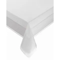 Biały Obrus Paula 140x400 Luksusowy i Elegancki