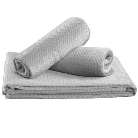 Narzuta Na Fotel Premium 70x160 Jasny Szary