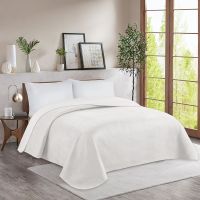 Narzuta Premium 170x210 Na Sofę Jasno Kremowa