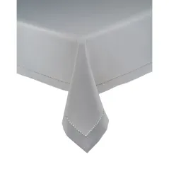 Obrus z mereżką 140x280 SZARY Prosty i Elegancki