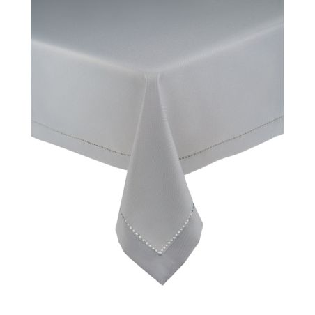 Obrus z mereżką 140x280 SZARY Prosty i Elegancki