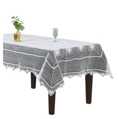 Obrus Szydełkowy 140x300 biały