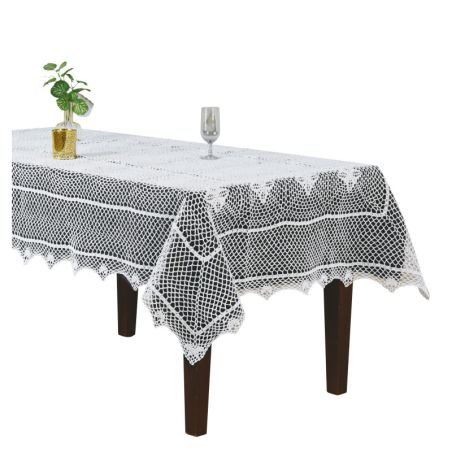 Obrus Szydełkowy 140x300 biały