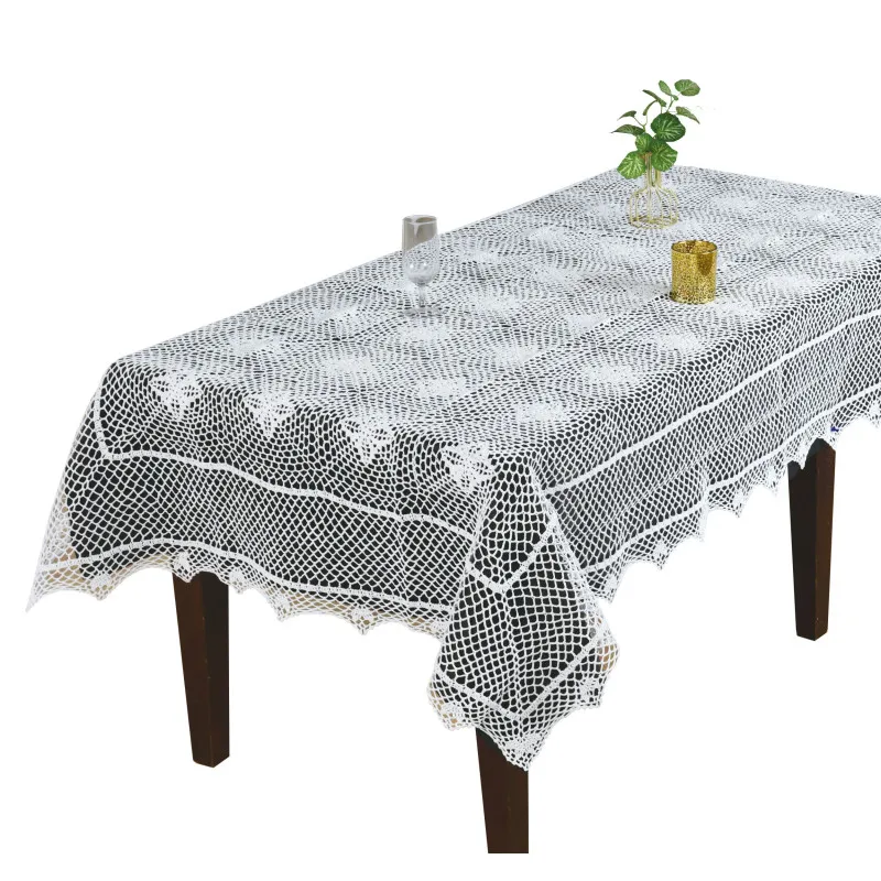 Obrus Szydełkowy 90x160 biały Obrus Szydełkowy 90x160 biały