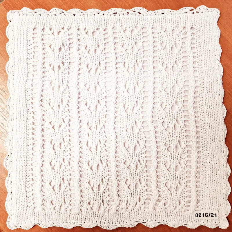 Poszewka Szydełkowa 40x40 biały wzór:21 Poszewka Szydełkowa 40x40 biały wzór:21
