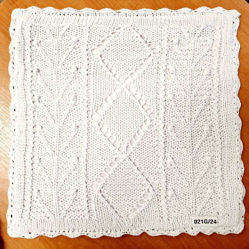 Poszewka Szydełkowa 40x40 BIAŁY wzór:24