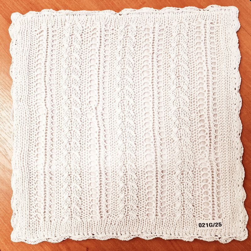 Poszewka Szydełkowa 40x40 BIAŁY wzór:25
