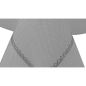 Elegancki Obrus 140 x 200 Szary z Gipiurą Silver Elegancki Obrus 140 x 200 Szary z Gipiurą Silver