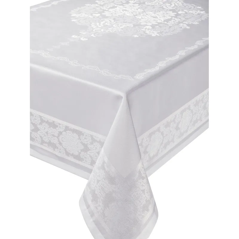 Obrus Atena 140x350 biały Obrus Atena 140x350 biały