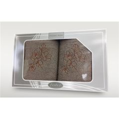 Komplet Frotex Gift 2 50,70 Wzór 1 Brąz