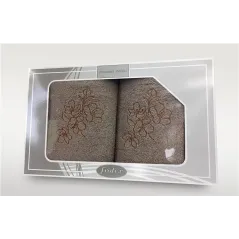 Komplet Frotex Gift 2 50,70 Wzór 1 Brąz