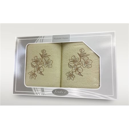 Komplet Frotex Gift 2 50,70 Wzór 1 Krem