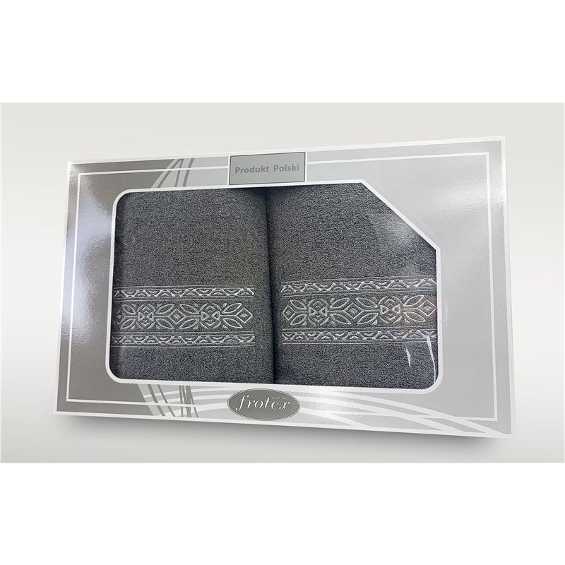 Komplet Frotex Gift 2 50,70 Wzór 2 Grafit