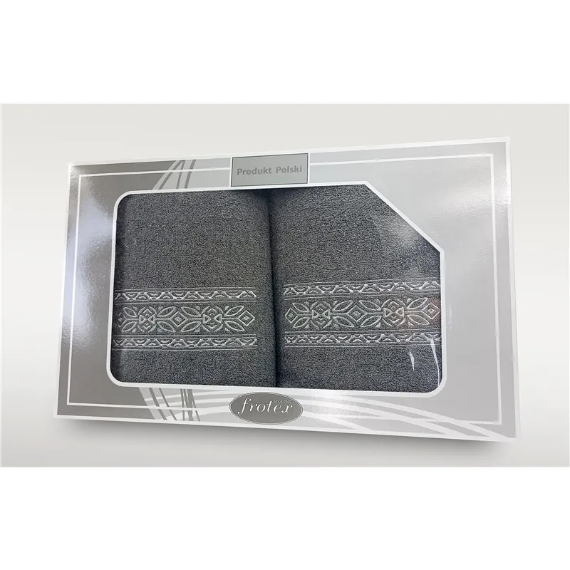 Komplet Frotex Gift 2 50,70 Wzór 2 Grafit Komplet Frotex Gift 2 50,70 Wzór 2 Grafit