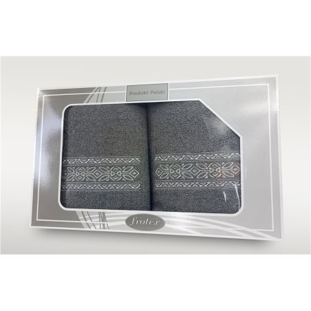 Komplet Frotex Gift 2 50,70 Wzór 2 Grafit