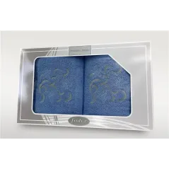 Komplet Frotex Gift 2 50,70 Wzór 3 Niebieski