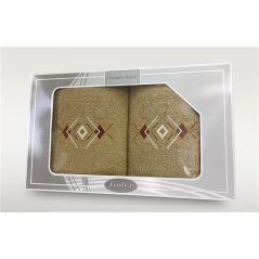 Komplet Frotex Gift 2 50,70 Wzór 4 Beż