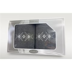 Komplet Frotex Gift 2 50,70 Wzór 4 Grafit