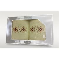 Komplet Frotex Gift 2 50,70 Wzór 4 Krem