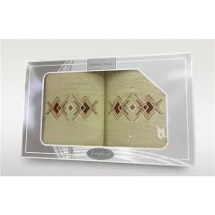 Komplet Frotex Gift 2 50,70 Wzór 4 Krem