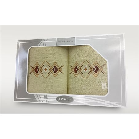 Komplet Frotex Gift 2 50,70 Wzór 4 Krem