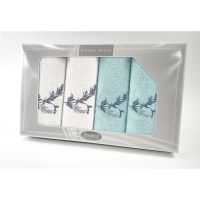 Komplet Frotex Gift Iv Wzór 1 Biały Aqua