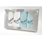 Komplet Frotex Gift Iv Wzór 1 Biały Aqua