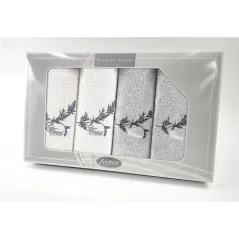 Komplet Frotex Gift Iv Wzór 1 Biały J.popiel