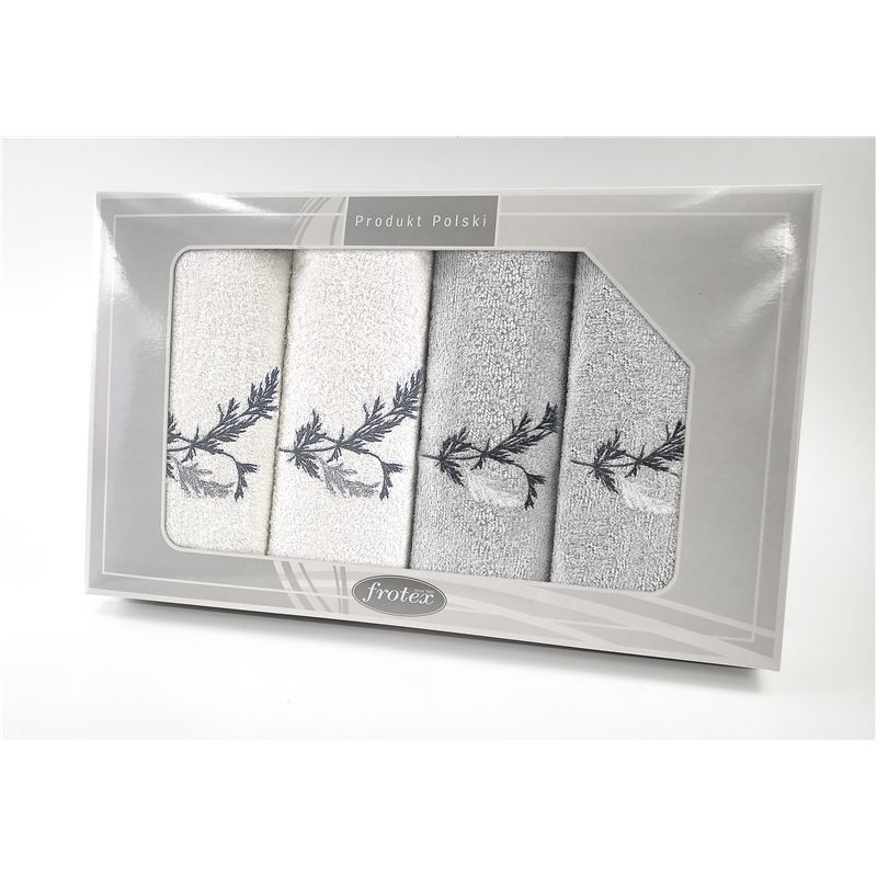 Komplet Frotex Gift Iv Wzór 1 Biały J.popiel