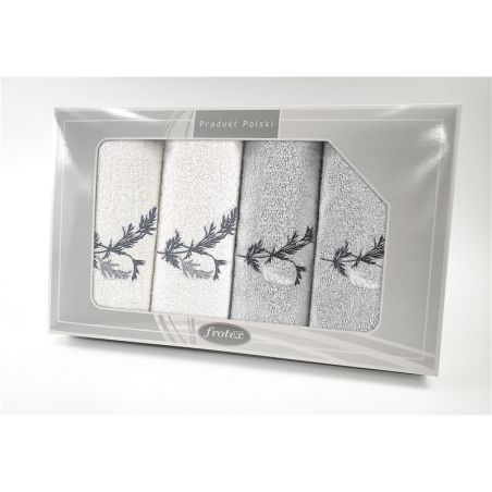 Komplet Frotex Gift Iv Wzór 1 Biały J.popiel