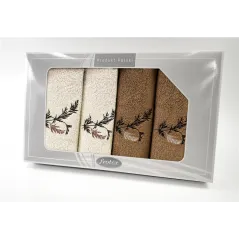 Komplet Frotex Gift Iv Wzór 1 Krem Beż