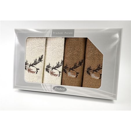 Komplet Frotex Gift Iv Wzór 1 Krem Beż
