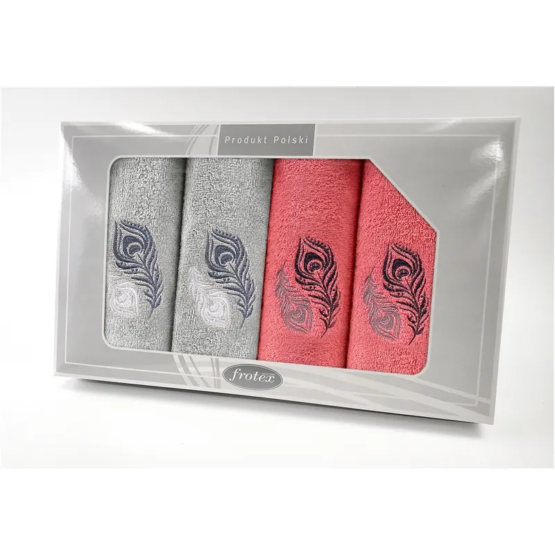 Komplet Frotex Gift Iv Wzór 2 J.popiel Koral Komplet Frotex Gift Iv Wzór 2 J.popiel Koral
