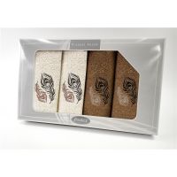 Komplet Frotex Gift Iv Wzór 2 Krem Beż