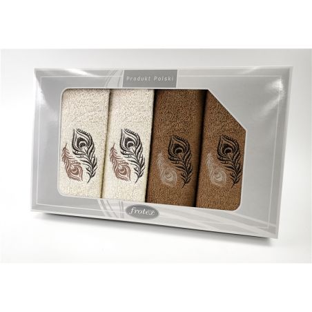 Komplet Frotex Gift Iv Wzór 2 Krem Beż