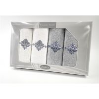 Komplet Frotex Gift Iv Wzór 3 Biały J.popiel