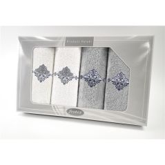 Komplet Frotex Gift Iv Wzór 3 Biały J.popiel