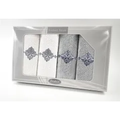 Komplet Frotex Gift Iv Wzór 3 Biały J.popiel