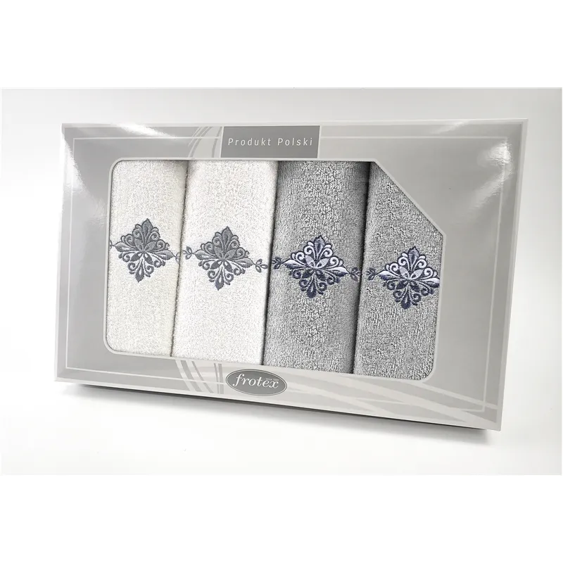 Komplet Frotex Gift Iv Wzór 3 Biały J.popiel Komplet Frotex Gift Iv Wzór 3 Biały J.popiel