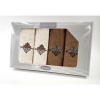 Komplet Frotex Gift Iv Wzór 3 Krem Beż