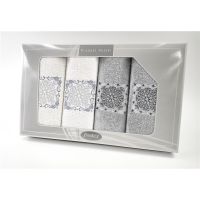 Komplet Frotex Gift Iv Wzór 4 Biały J.popiel